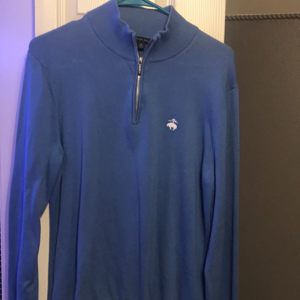 Brooks Brothers 3/4 zip sweater